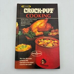 Vintage 1975 Rival Crock-Pot Cooking HC Cookbook Marilyn Neill 300 Recipes